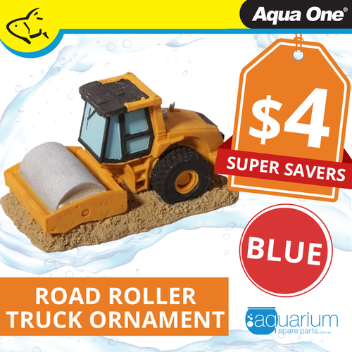 Aqua One Road Roller Truck Ornament 13.6x7.2x7.2cm (37933)