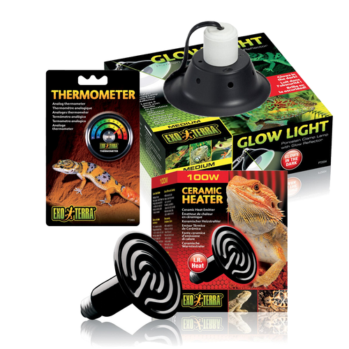 Exo Terra Ceramic Heat Emitter Kit 100W (3pc)