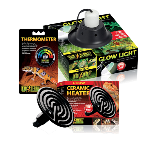 Exo Terra Ceramic Heat Emitter Kit 250W (3pc)