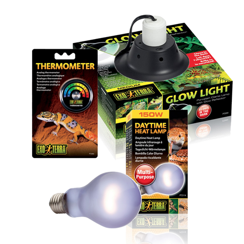 Exo Terra Daytime Heat Lamp Kit 150W (3pc)