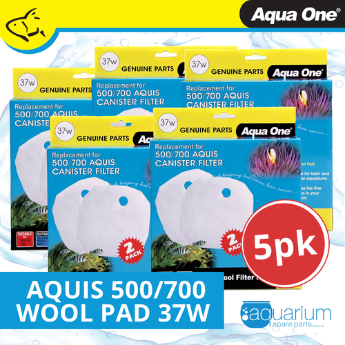 Aqua One Aquis 500/700 Wool Pad (2pc) 37w BULK BUY 5pk