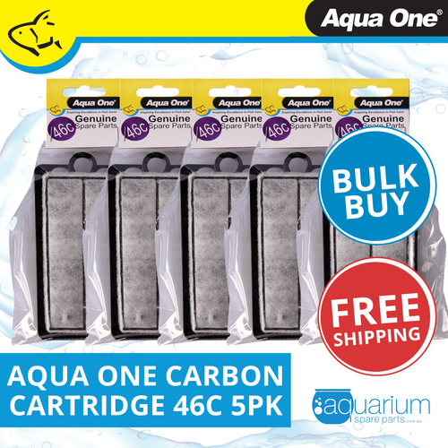 Aqua One ClearView 200 Carbon Cartridge 46c BULK BUY 5pk