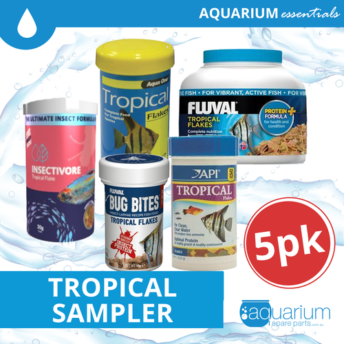 Tropical Fish Food Sampler Pack - 5pk ( SAMPLERFOOD )