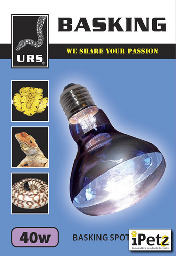 URS Basking Spot Globe 40W Kit w/ Mesh Cover