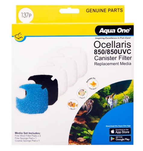 Aqua One Ocellaris 850/850UVC Refresh Pack (3pk)