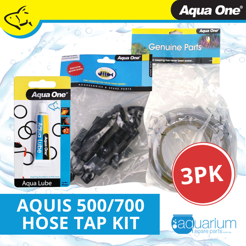 Aqua One Aquis 500/700 Hose Tap Refresh Kit (3pc)