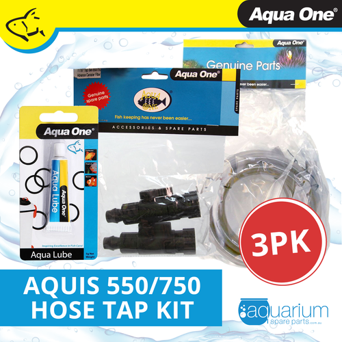 Aqua One Aquis 550/750 Hose Tap Refresh Kit (3pc)