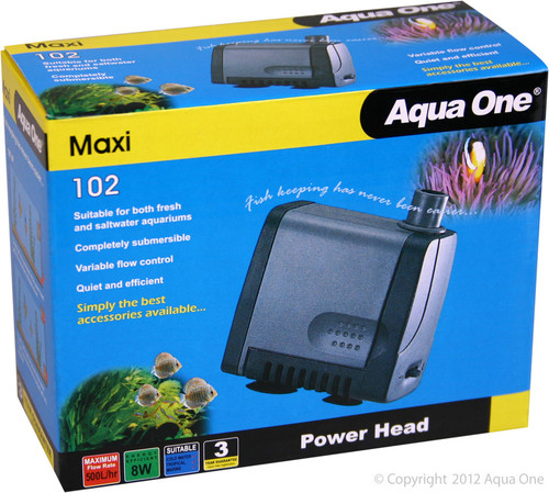 Aqua One Maxi 102 Powerhead & AquaNano 40 Powerhead 500L/hr (11322)
