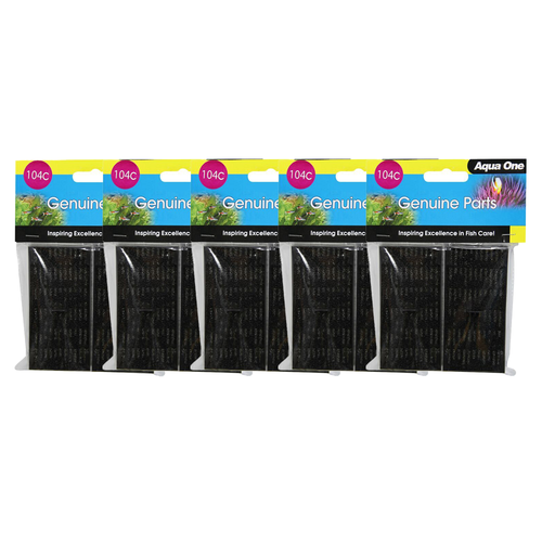 Aqua One EcoStyle 32/37 Carbon Cartridge 104c BULK BUY 5pk