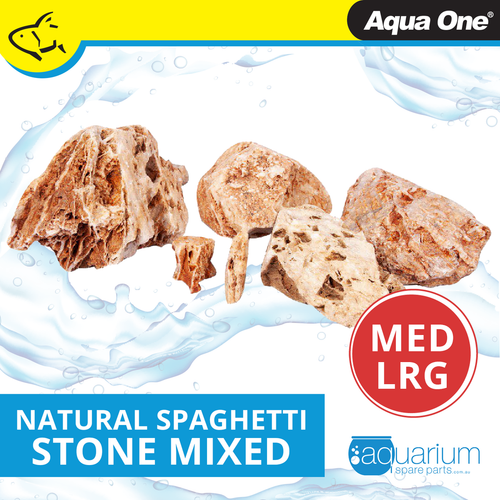 Aqua One Natural Spaghetti Stone MED/LRG (12300-ML)