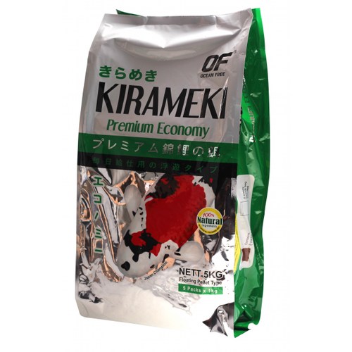 Ocean Free Kirameki Premium Economy Koi Pond Large Pellet 5kg Bag (KMK04)