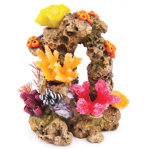 Kazoo Reef Rock W/Coral & Plants (18994)