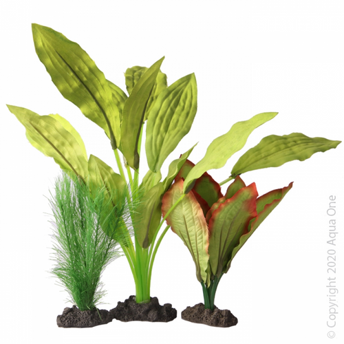 Aqua One Silk Plant Mix 2 3pk (24248) Aqua One Silk Plant Mix 2 3pk (24248)