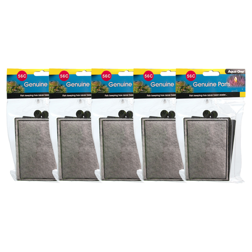 Aqua One ClearView 400 Filter Carbon Cartridge 56c (2pk) BULK BUY 5pk (25056c)