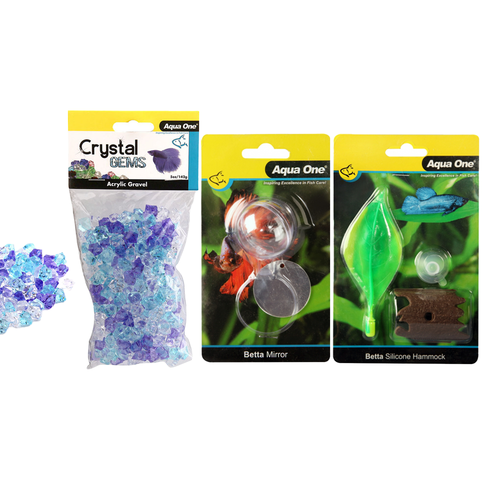 Aqua One Betta Accessory Kit (3 pack)