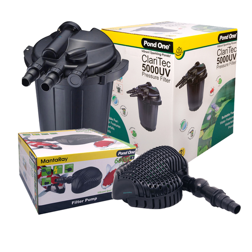 Pond One Claritec/Manta Ray 5000L Combo Pack (Up to 5000L)