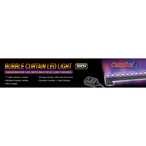 Ocean Free Classica Bubble Curtain Underwater LED Light 30cm (AL400/QHU157)