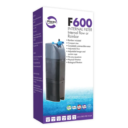 Pisces Aquatics Internal Filter F600 - 600L/H (LAB108)
