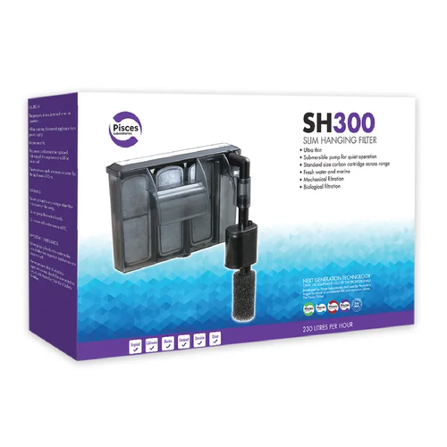 Pisces Aquatics Slim Hanging Filter Sh300 - 300L/H (LAB118)