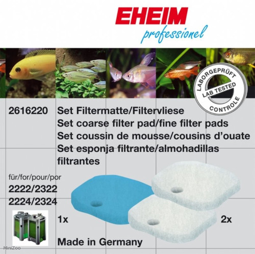 Eheim 2222/2224 Filter Pad Set (3pk) (2616220)