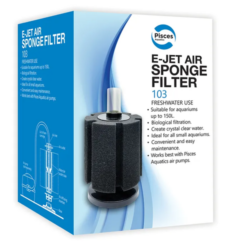 Pisces Aquatics E-Jet Air Sponge Filter 103 (PAF103)