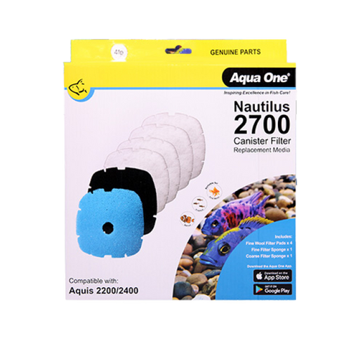 Aqua One Nautilus 2700 & Aquis 2200/2400 Refresh Pack (3pk)