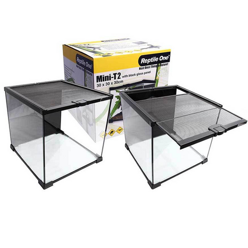 Reptile One Mini T2 Glass Terrarium Kit - 5 Pieces (46192-KIT)
