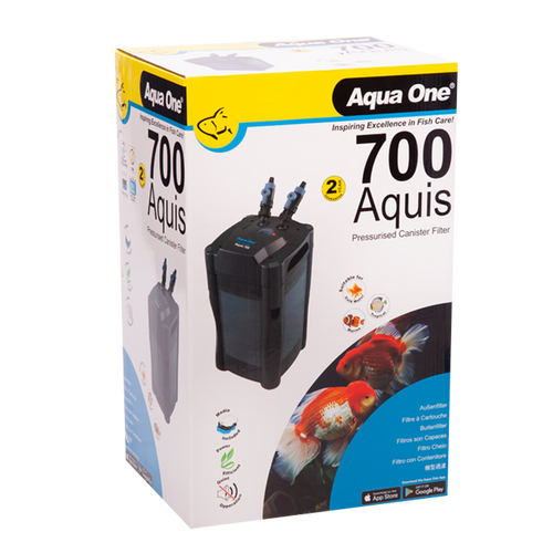 Aqua One Aquis 700 Ultimate Canister Filter Package (6pk)