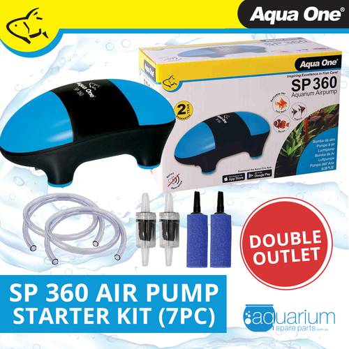 Aqua One SP 360 Air Pump Starter Kit (7pc)