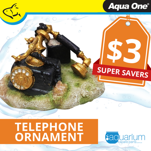 Aqua One Telephone Ornament 11.8x9.4x7.1cm (37080)