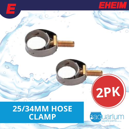 Eheim Stainless Steel Hose Clamp 25/34mm 2pk (4007530)