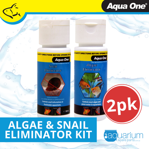 Aqua One Snail & Algae Eliminator Kit 50ml Aqua One Snail & Algae Eliminator Kit 50ml
