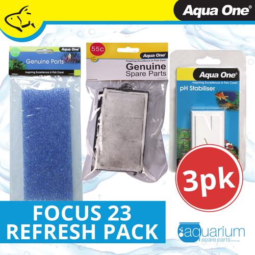 Aqua One Focus 23 Refresh Pack (3pk)