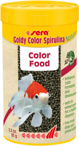 Sera Goldy Colour Spirulina Nature Food - 95g / 250mL (00882)