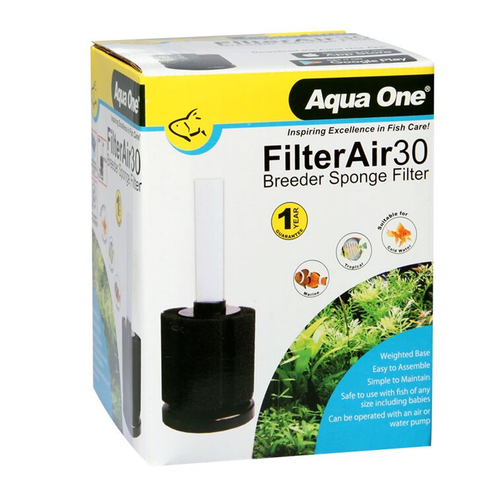 Aqua One Filter Air 30 Breeder Sponge Filter Kit (4pk) (19884-KIT)
