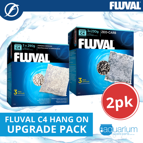 Fluval C4 Hang On Filter Upgrade Pack (2pk)