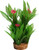 Aqua One Madagascar Lace W/Gravel Base Plastic Plant - Med (28194)