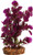 Aqua One Purple Hottonia W/Gravel Base Plastic Plant  Med (28196)