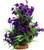 Aqua One Blue Centauria W/Gravel Base Plastic Plant - Large (28212)