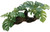Aqua One Driftwood With Plastic Plant - Med (36295M)
