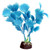 Aqua One Bettascape Blue Fan Palm Plastic Plant - 14cm (28357)