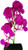 Aqua One Flexiscape Small Pennywort Purple 11.5cm (29415)