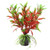 Aqua One Bettascape Pilea On Sphere Red And Green Plastic Plant (28165)