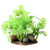 Aqua One Bettascape Monsteras Rock Garden Green Plastic Plant (28168)