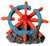 Aqua One Hermit Crab Ship Wheel Ornament 14x10.5x10.5cm (37182)