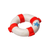 Aqua One Lifebuoy Red Ornament (37922)