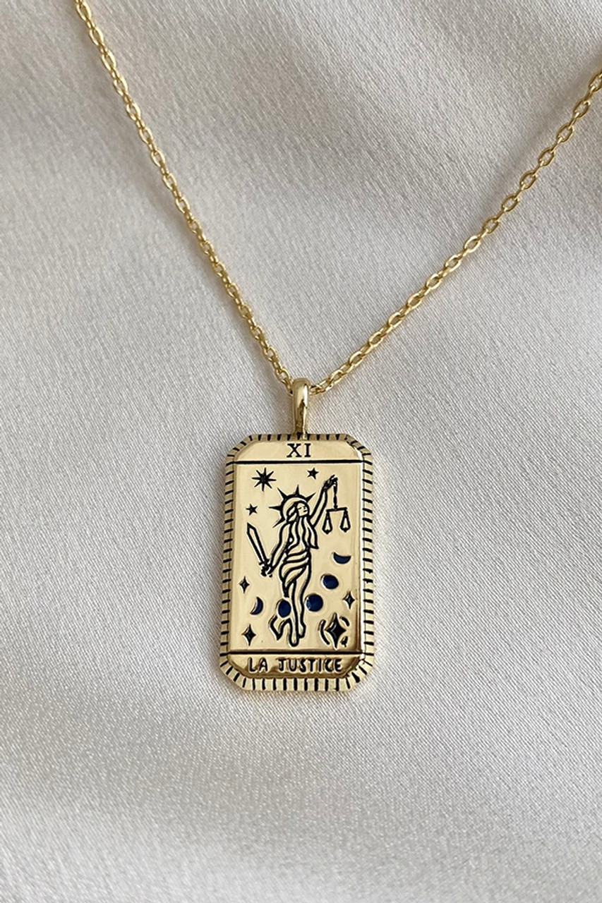 Tarot Card Necklace – Girls Unhinged