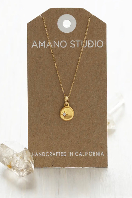 Amano Studio North Star Necklace Crystal