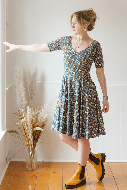 Effie's Heart Wander Dress Quail