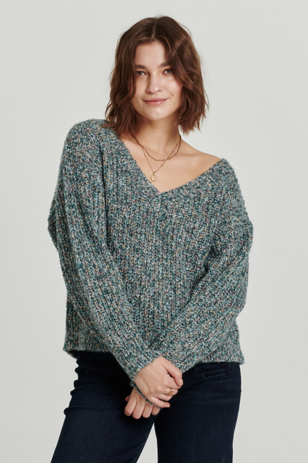 Another Love Rue Sweater Spruce Melange